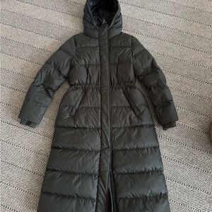 Kit and Ace Long Puffer Coat with Hood